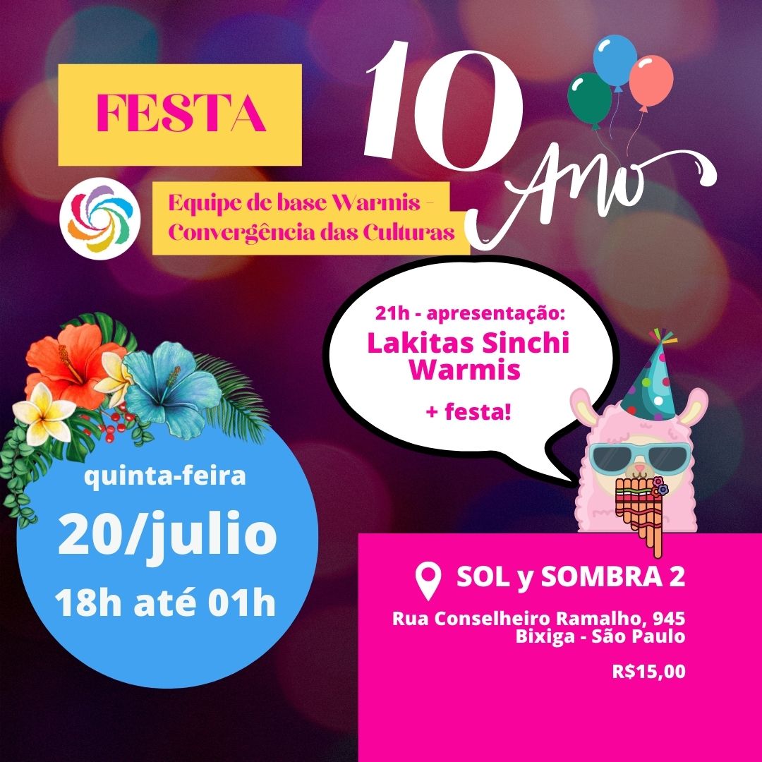 festa 10 anos